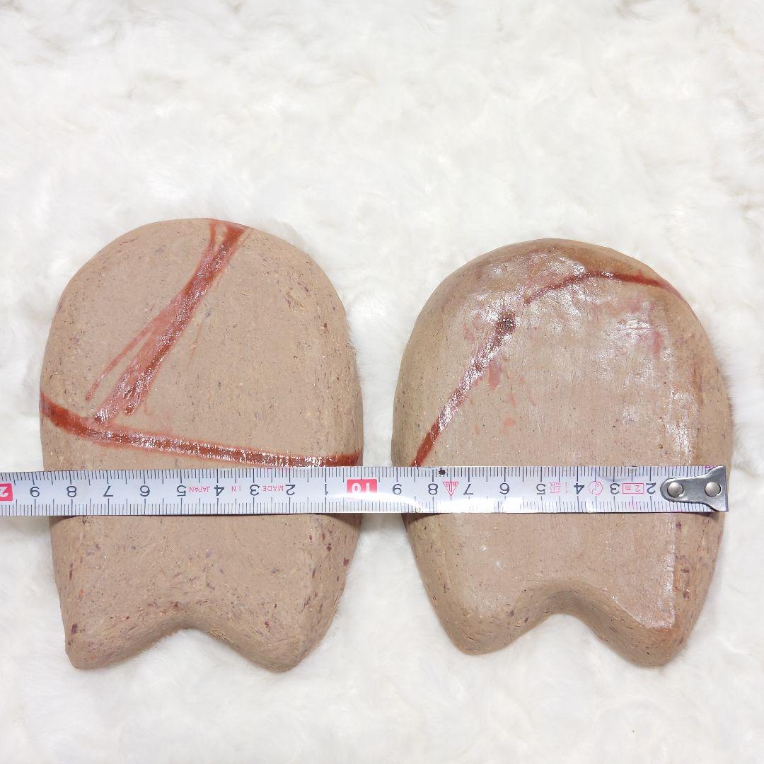 ◎【2517】111.アザラシ　皿…備前焼