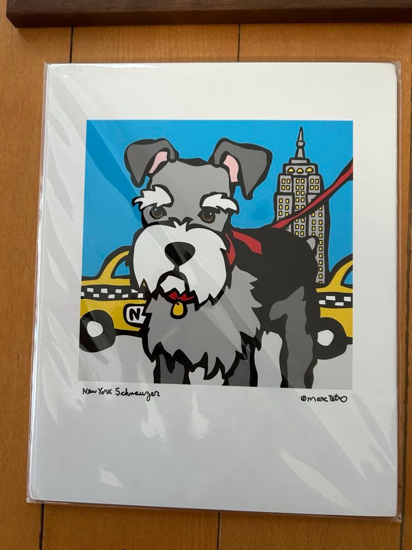 マークテトロ　Mark Tetro ポップアート シュナウザー　4点セット