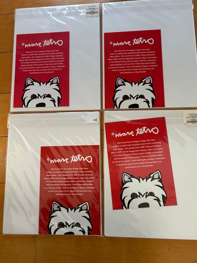 マークテトロ　Mark Tetro ポップアート シュナウザー　4点セット
