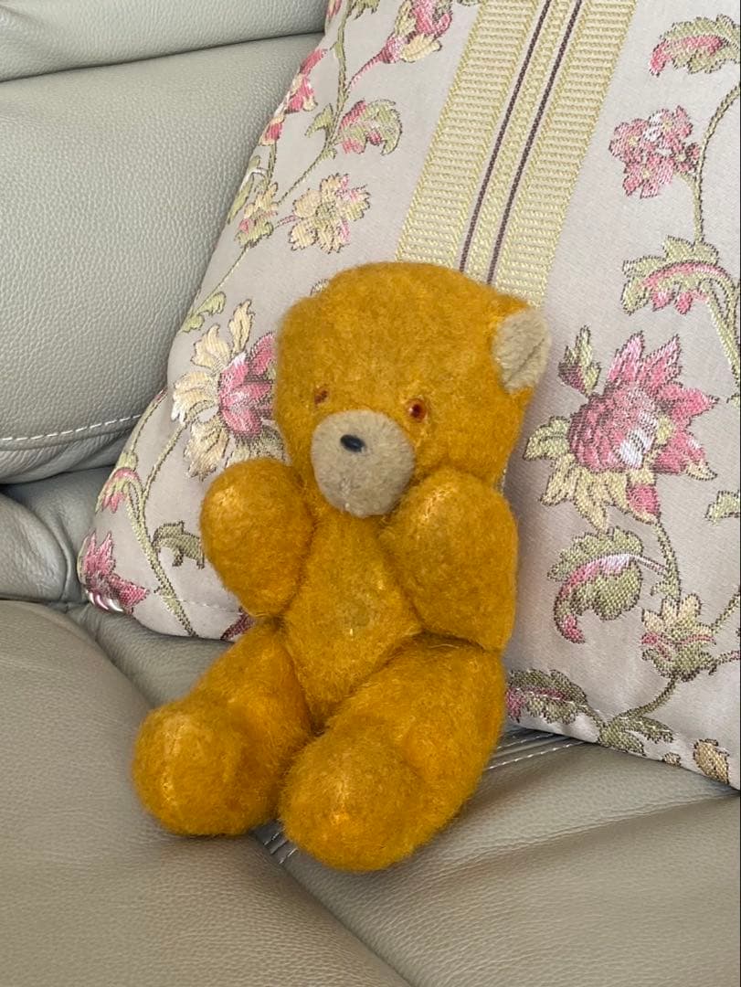 DDR ベア　黄色 アンティークベア