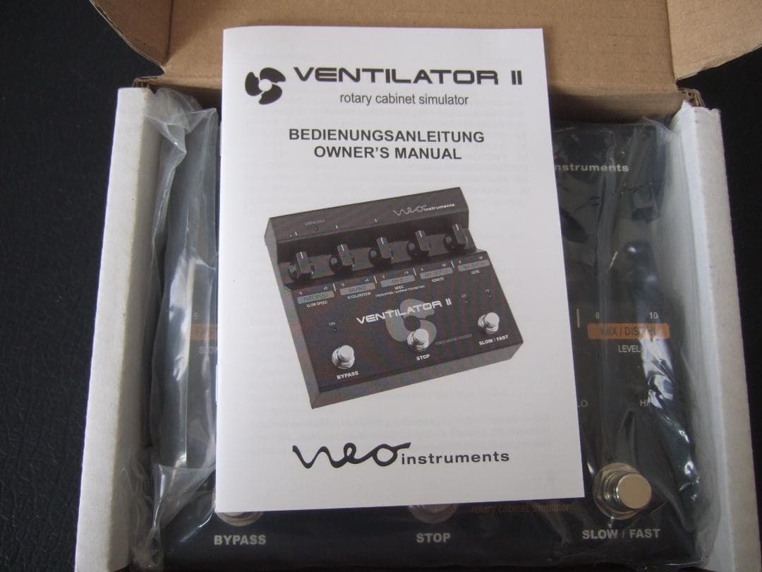 新品同様 9V仕様 Neo Instruments VENTILATOR II