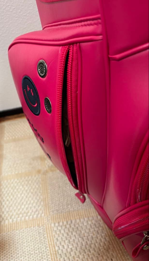 新品 PEARLY GATES キャディバッグ ピンク ゴルフ パーリーゲイツ