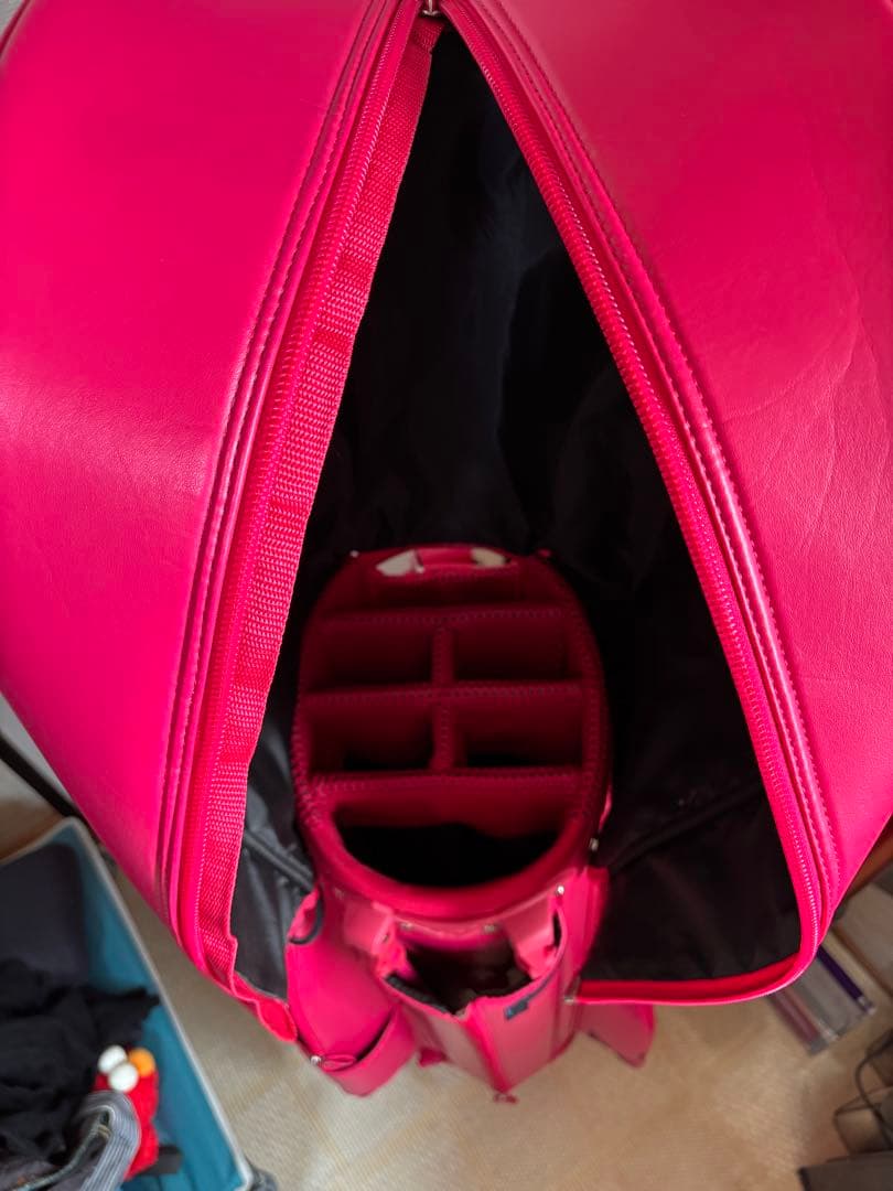 新品 PEARLY GATES キャディバッグ ピンク ゴルフ パーリーゲイツ