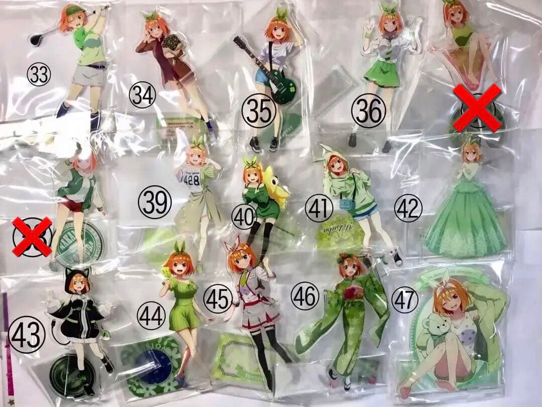 五等分の花嫁　アクリルスタンド　四葉　72個　まとめ売り