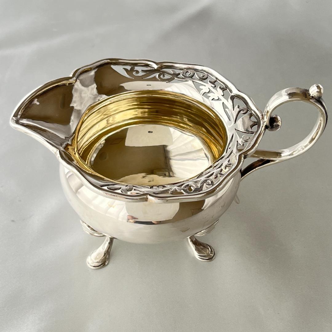 【 James Deakin】 透かしのティーセット 3点　ティーポット