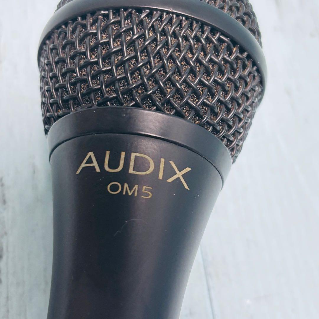 AUDIX オーディックス　ダイナミックマイク　OM5 美品　袋付き　ヴォーカル