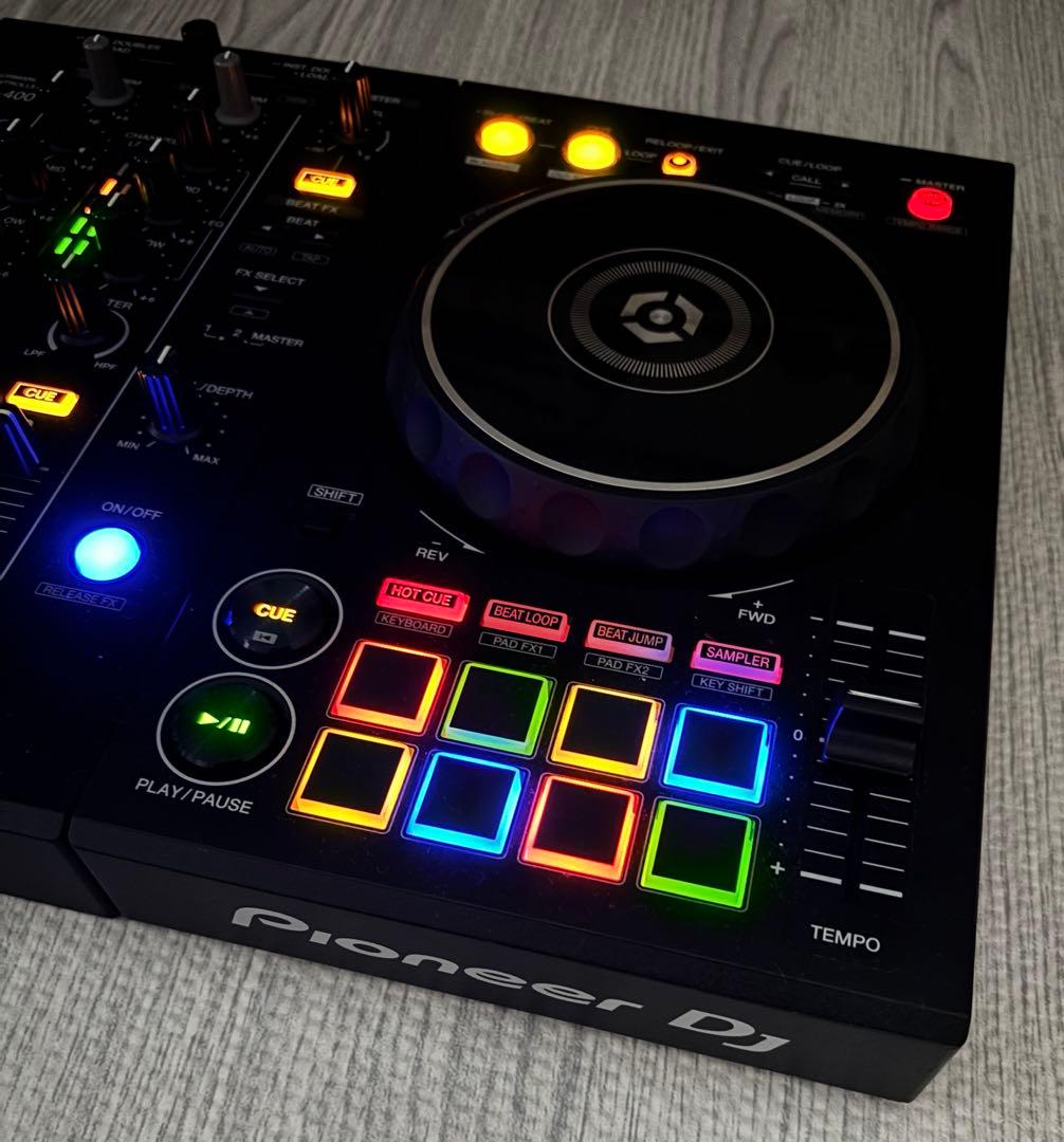 Pioneer DJ DDJ-400 オリジナルLED打ち替え　箱付き