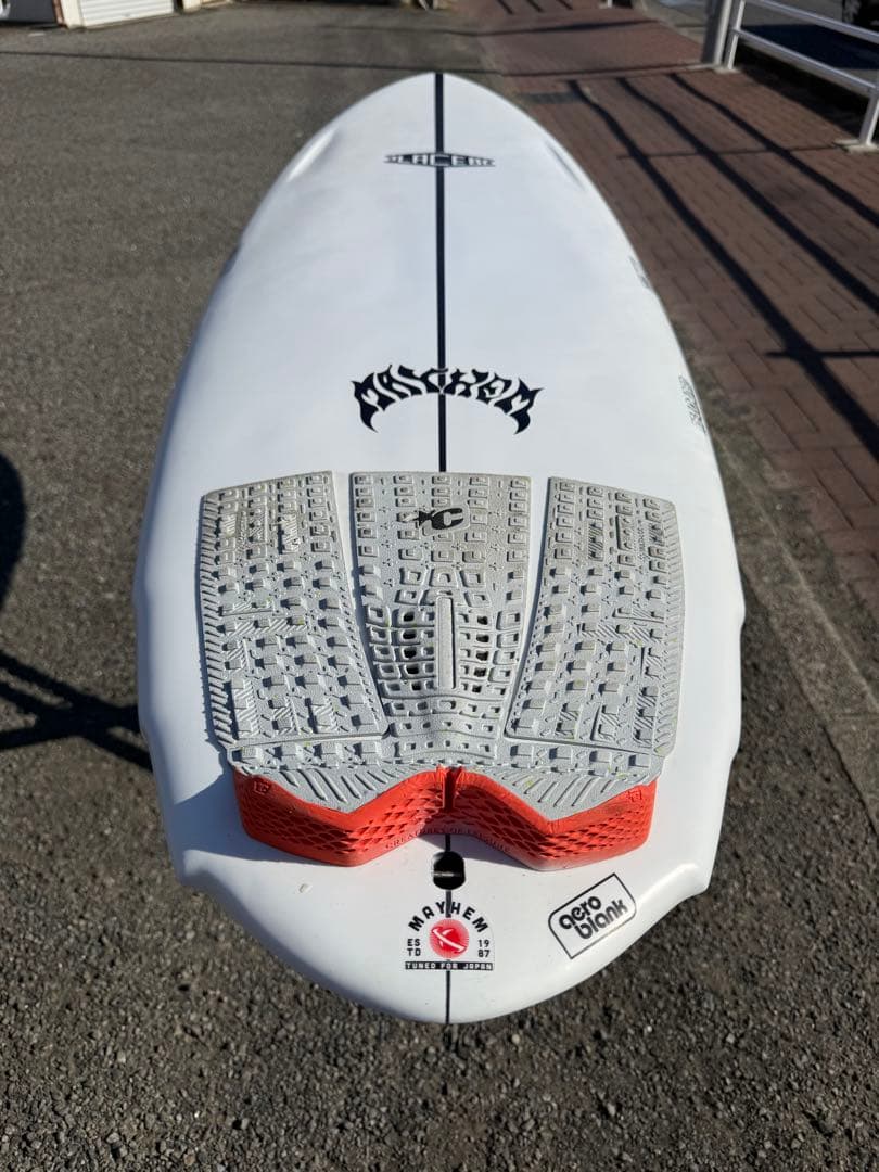 プラセボサーフボードRE-LOADEDリローデッド45L 6'2\" 希少モデル