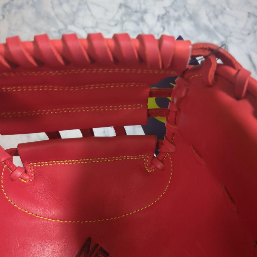 【未使用・タグ付き】アシックス　硬式野球用キャッチャーミット オレンジ