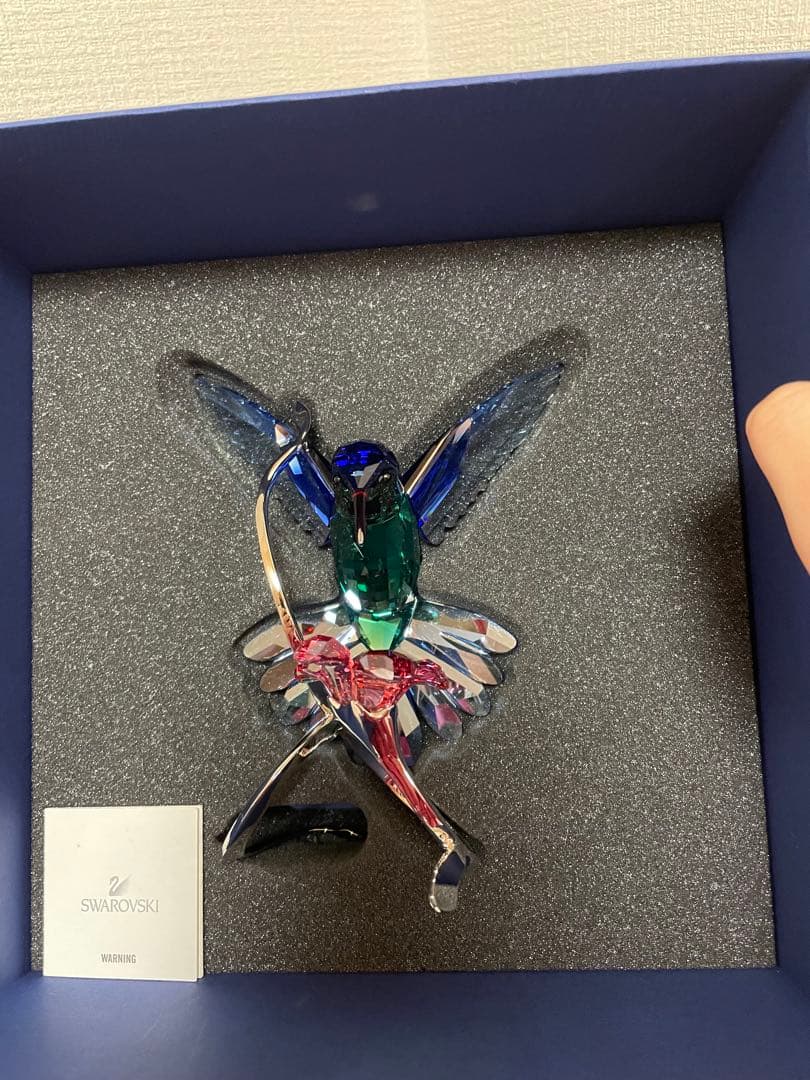 【正规品箱付】レアスワロスキー　ハチドリクリスタル