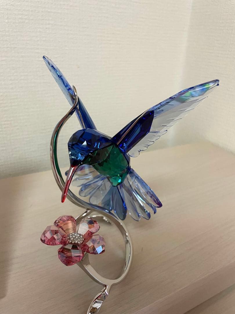 【正规品箱付】レアスワロスキー　ハチドリクリスタル
