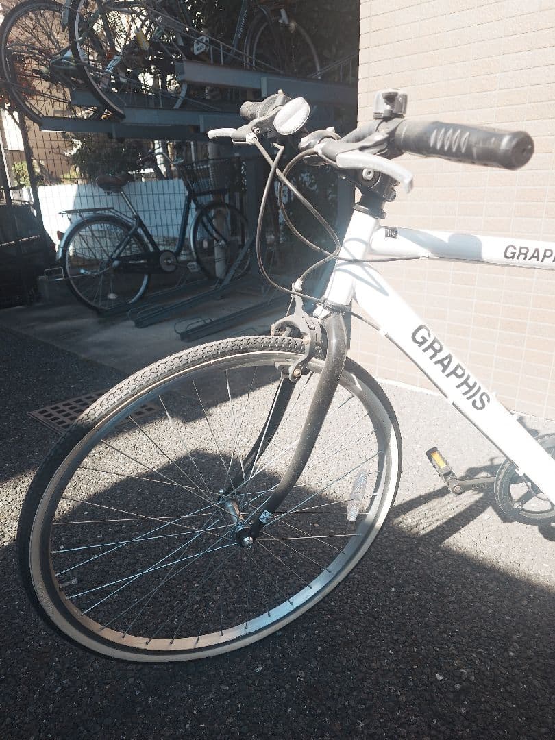2/28迄出品　GRAPHIS クロスバイク ホワイト 700C