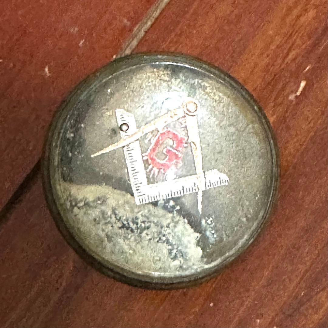 アンティーク　フリーメイソン　馬具オーナメント　バックル　リメイクに　レア　珍品