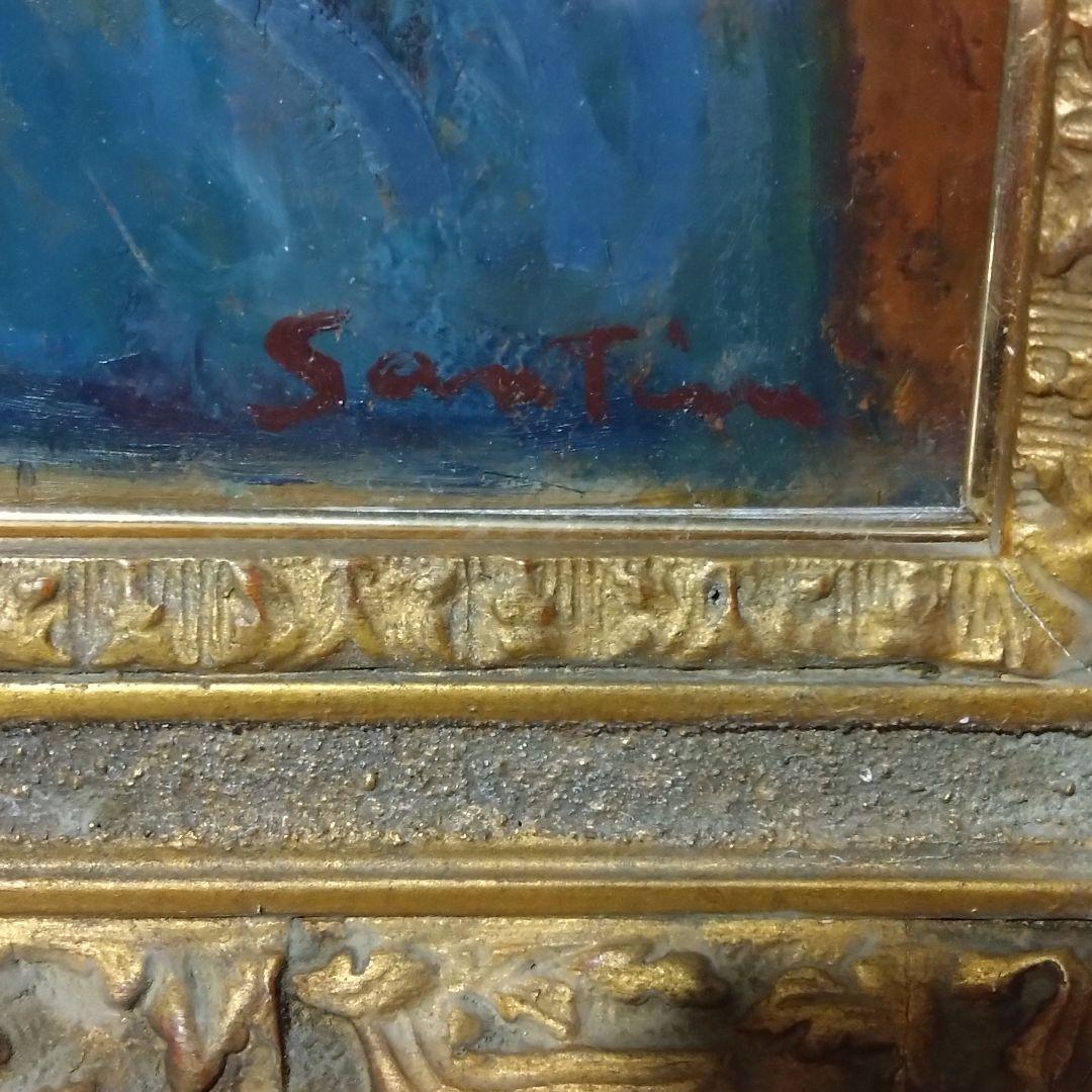 《値下げOK》ピオ・サンティーニ Pio Santini油彩 8号 パズル遊び