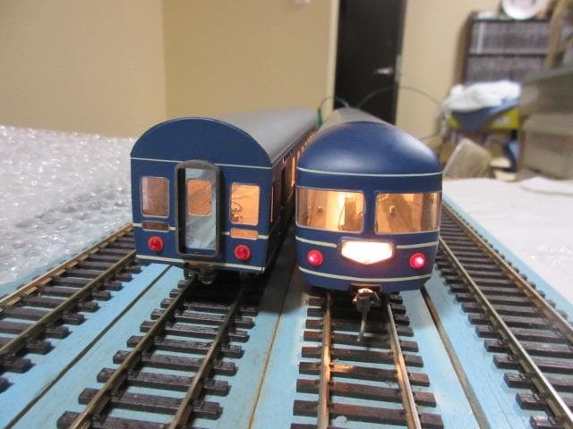 国鉄 20系 特急形緩急客車 2両セット HOゲージ (金属製・カツミ製）