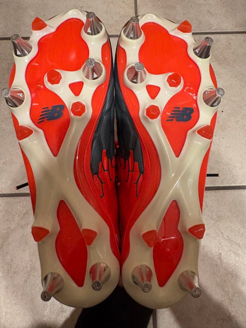 New Balance Furon スパイクシューズ グレー/オレンジ