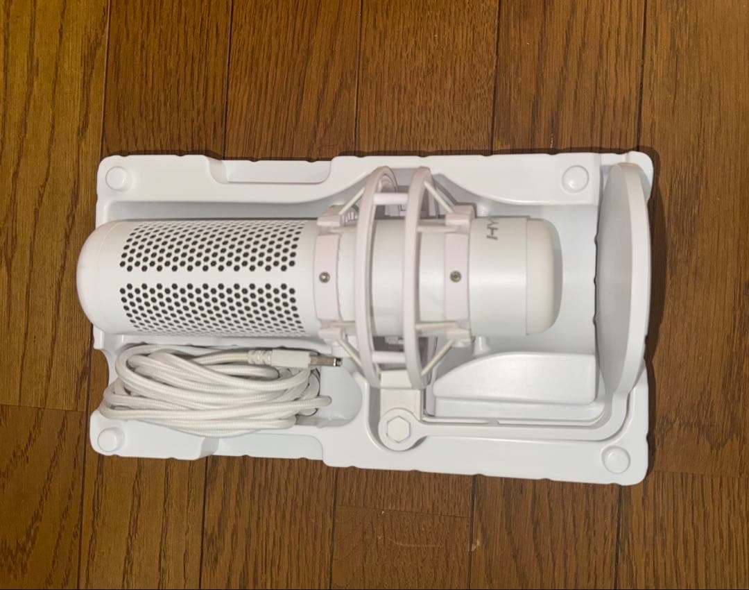 HYPERX ホワイト コンデンサーマイク