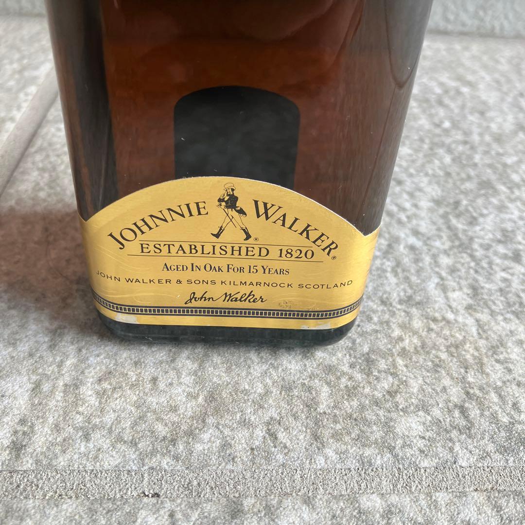 ジョニーウォーカー　15年　ゴールドラベル　古酒　オールドボトル