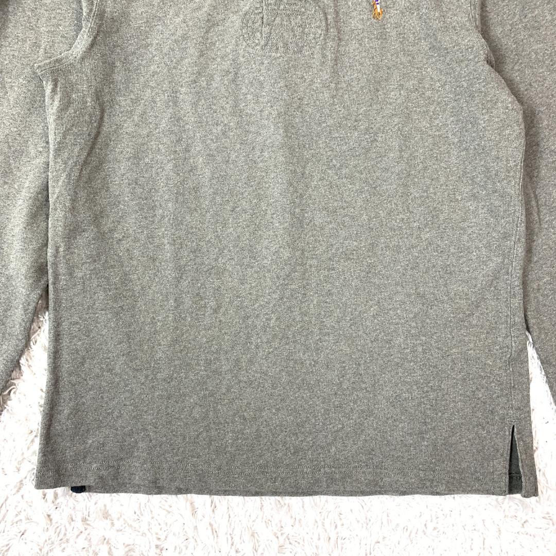 ポロバイラルフローレン ラガーシャツ グレー M B3182