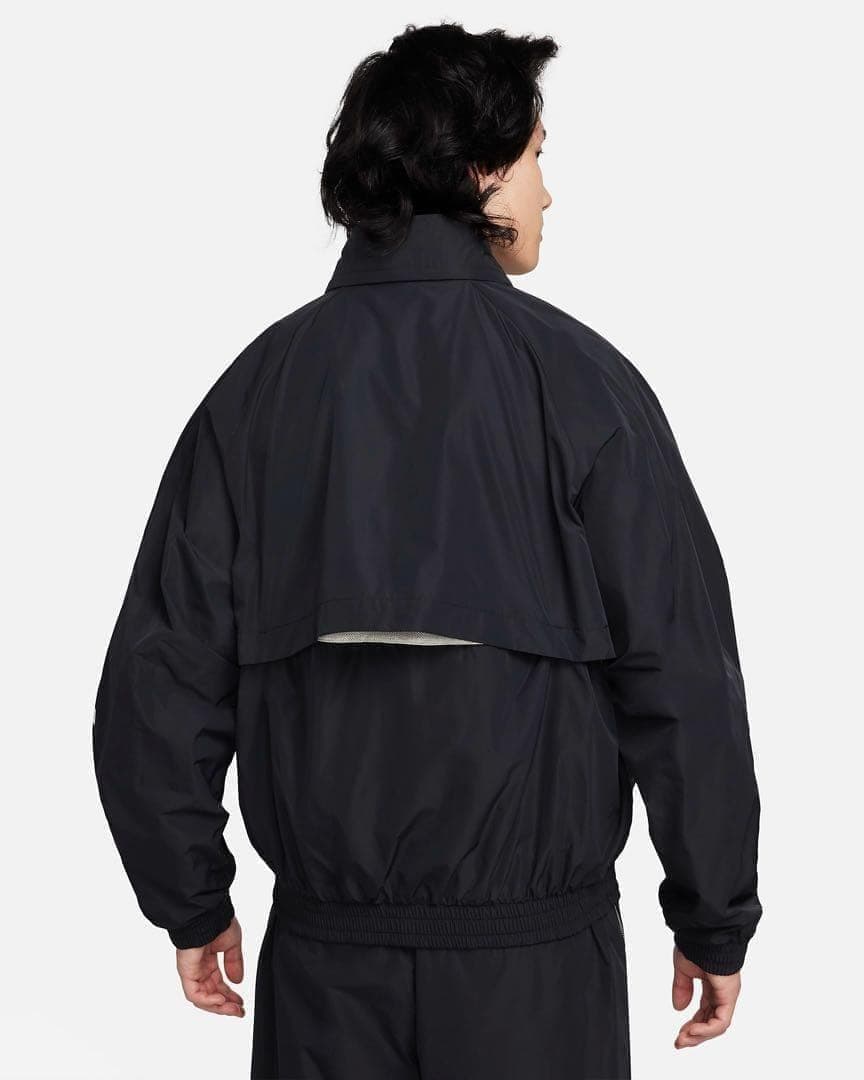 ナイキ　スウッシュ　ウーブンジャケット　パンツ　セットアップ　2XL ブラック