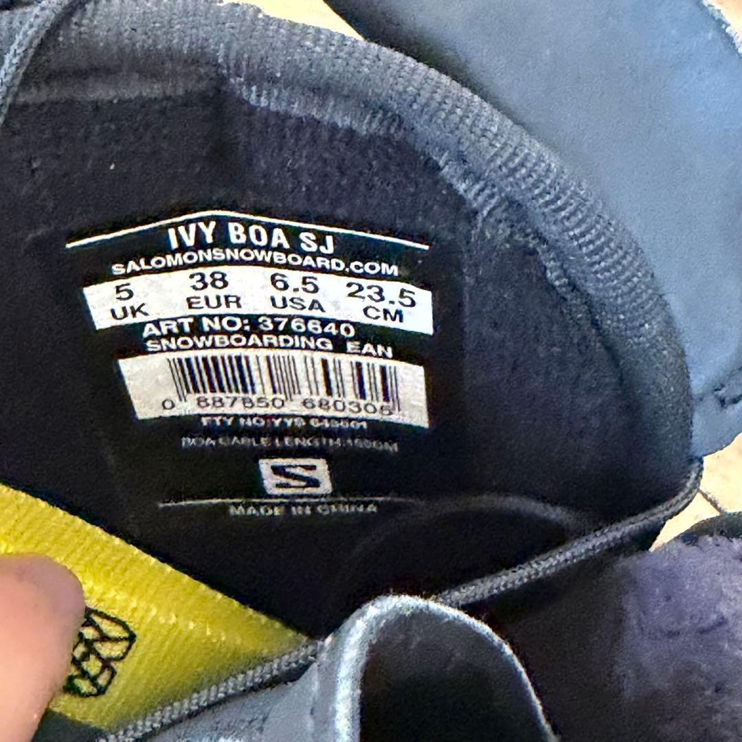 SALOMON サロモン スノーボードブーツIVY BOA SJ BOA23.5