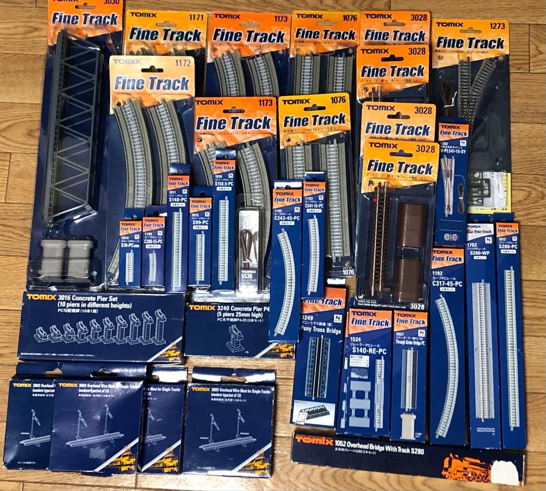 Nゲージ　tomix トミックス　レール　線路　まとめ　大量　34個セット