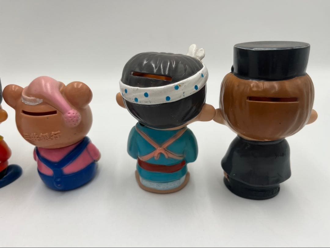 三井銀行　三菱銀行　富士銀行など　ソフビ　貯金箱