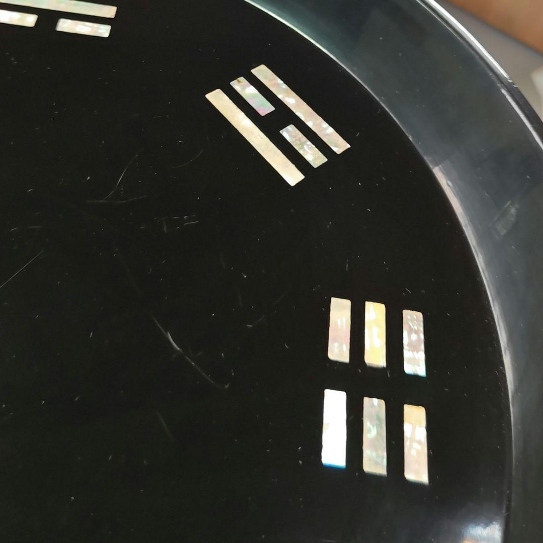 ウ244 盆『塗師　哲山』『螺鈿紋　八掛盆　共箱』茶道具　漆塗