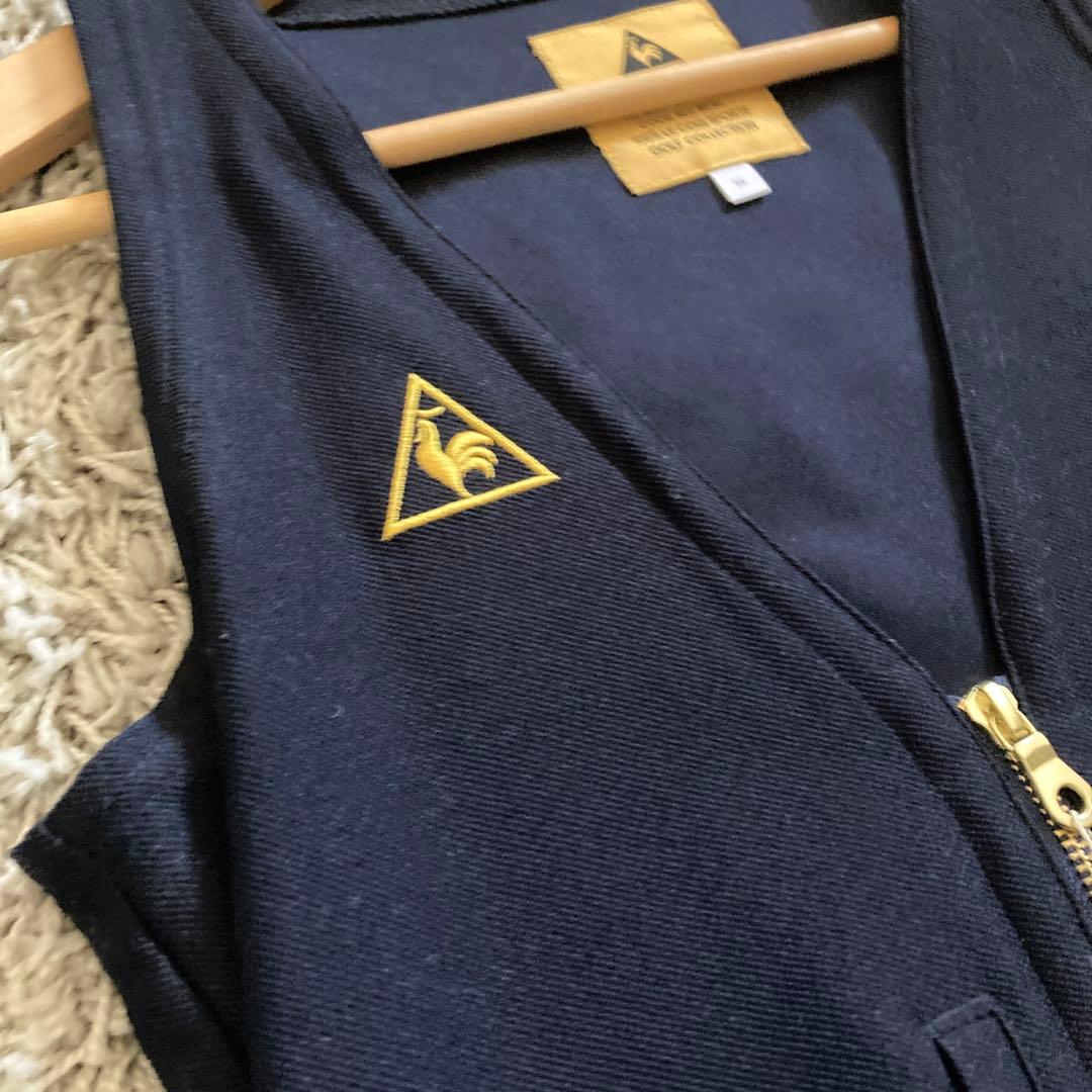 【新品】le coq sportif ゴルフ ワンピース M ネイビー