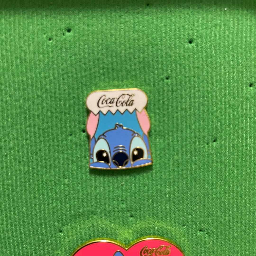 Coca-Cola スティッチ ボトル型　ピンズ　6個セット