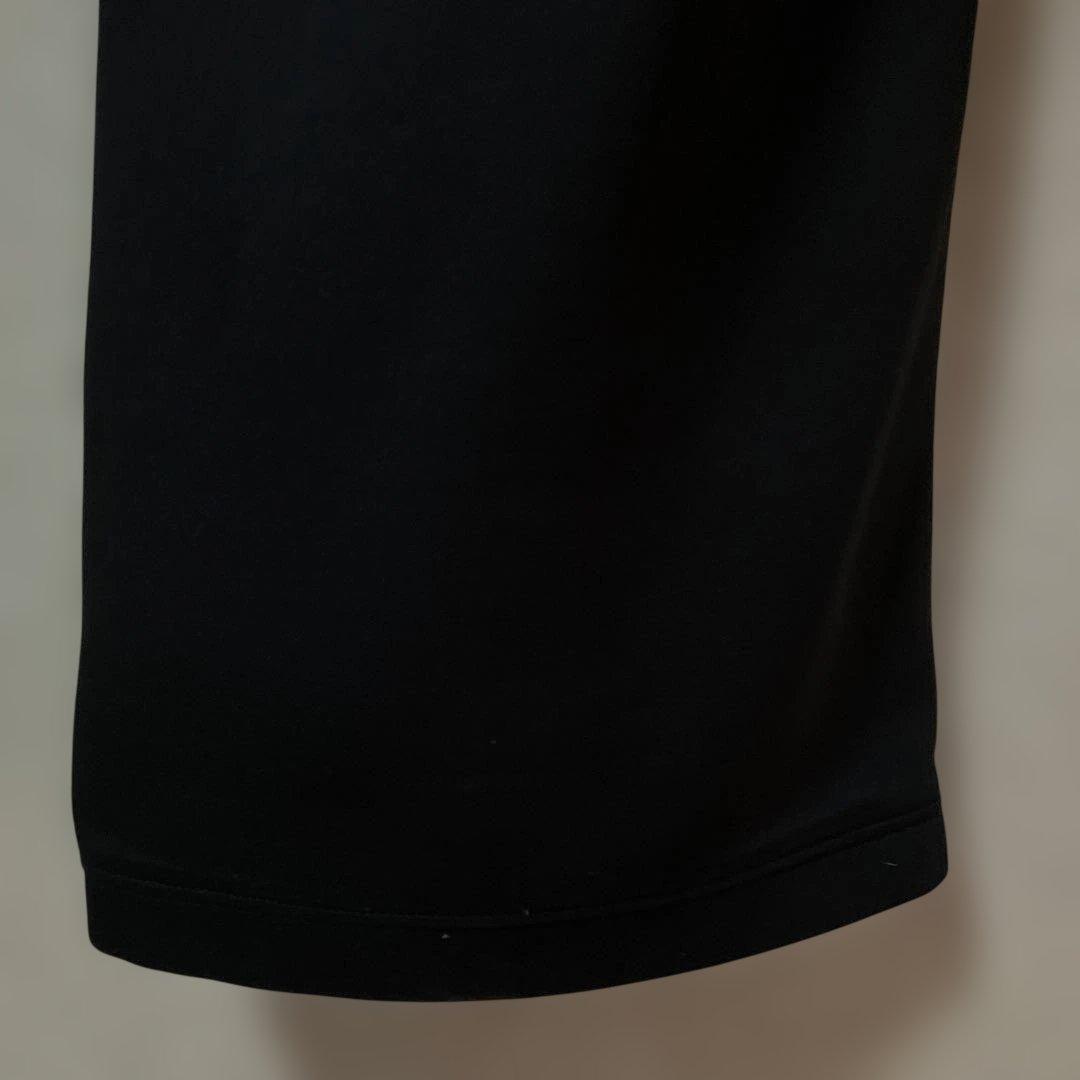 ELLESSE ジャージセットアップ ブラック パンツバックロゴ刺繍レディースＭ