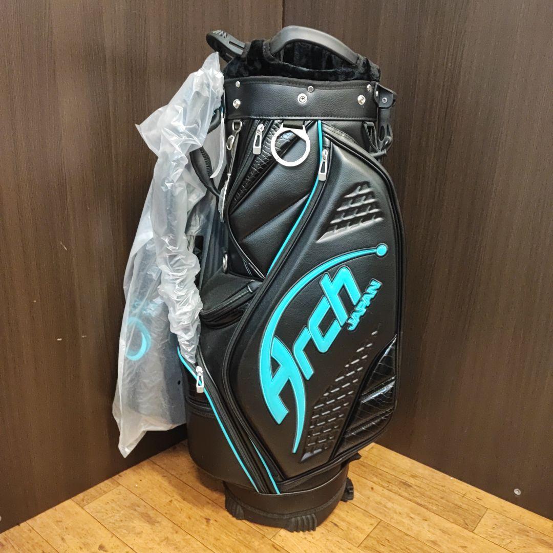 ぜんさん専用 アーチゴルフ スタンドキャディバッグ 9.5インチ ブラック