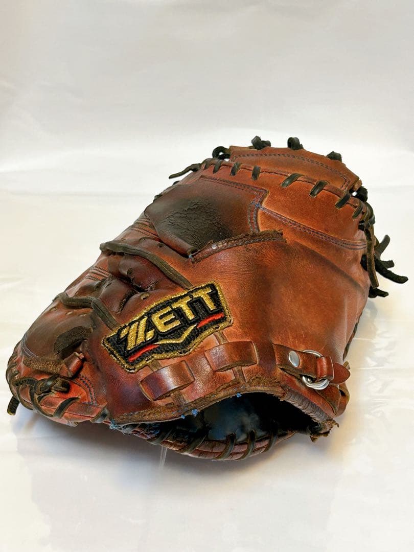 ★硬式用キャッチャーミット★ 捕球面破れなし ZETT プロステ オイルメンテ済