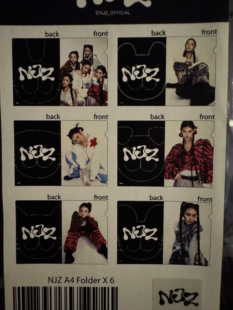 【超希少アイテム】 NJZ（NewJeans） A4 Folder 6枚セット