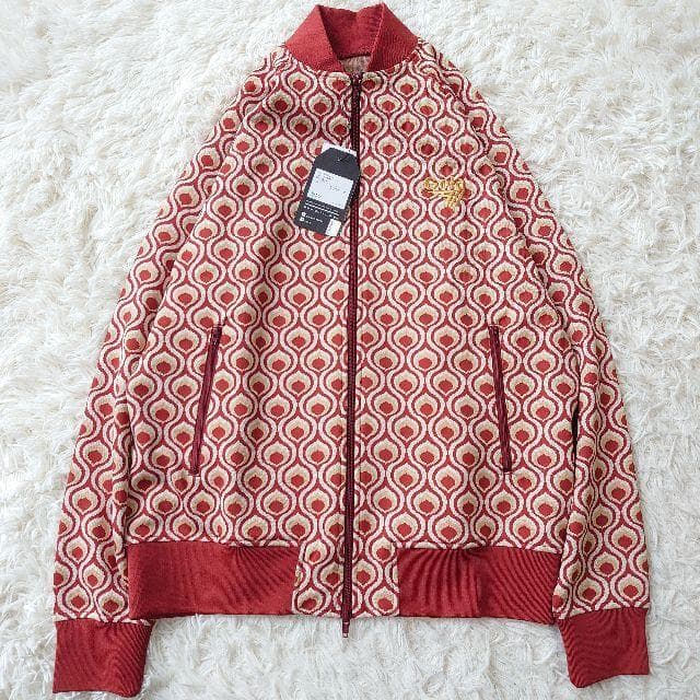 未使用 タグ付 Gola ゴーラ アワーグラストラックジャケット M 刺繍 総柄