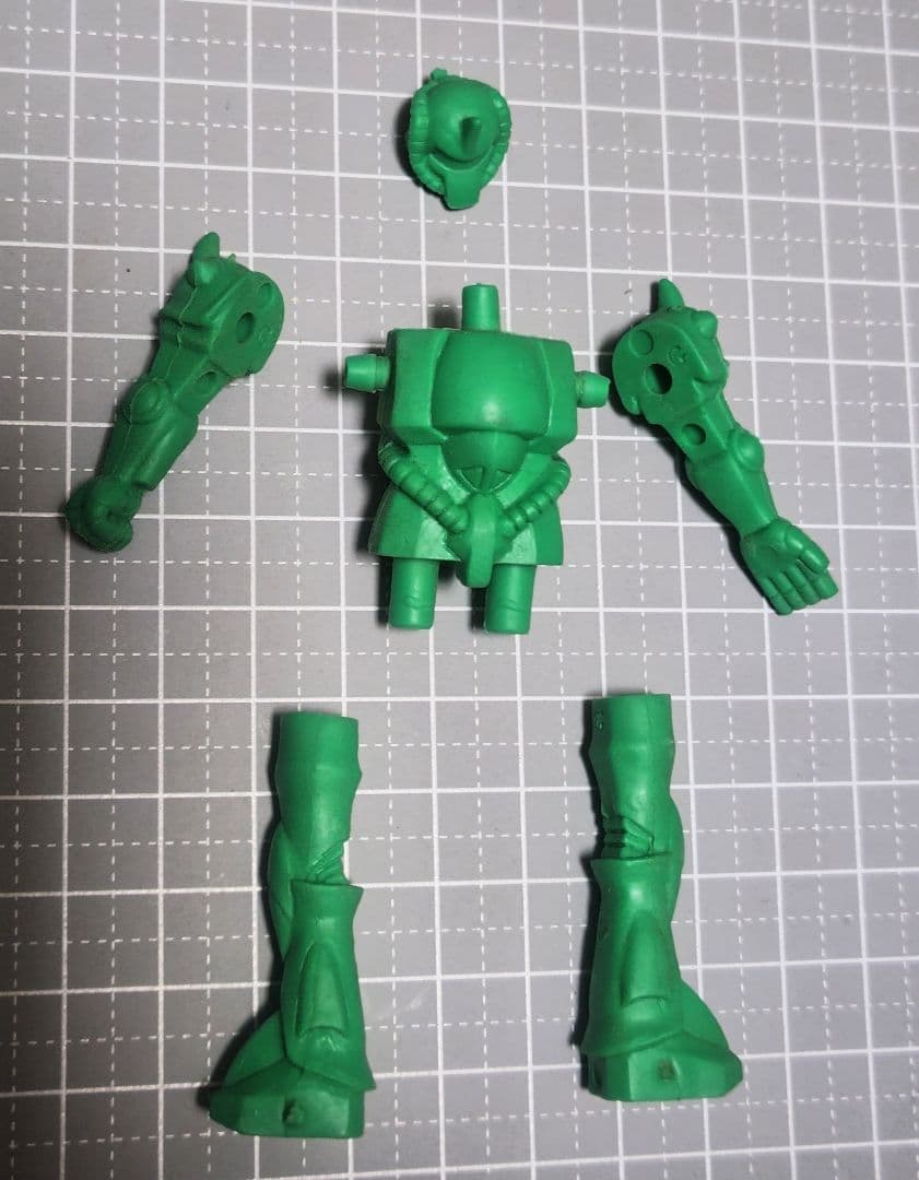 未使用 1979 　クローバー合体消しゴムシリーズガンダムモビルスーツ パート3