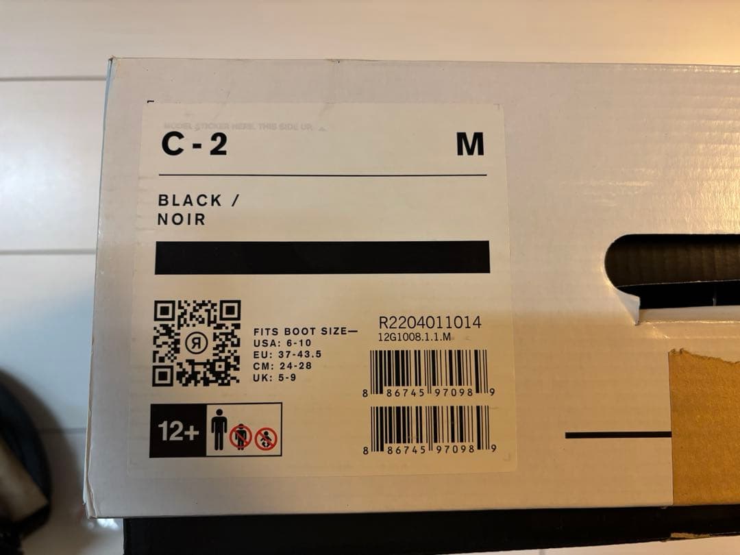 RIDE C-2 ブラックビンディング Mサイズ