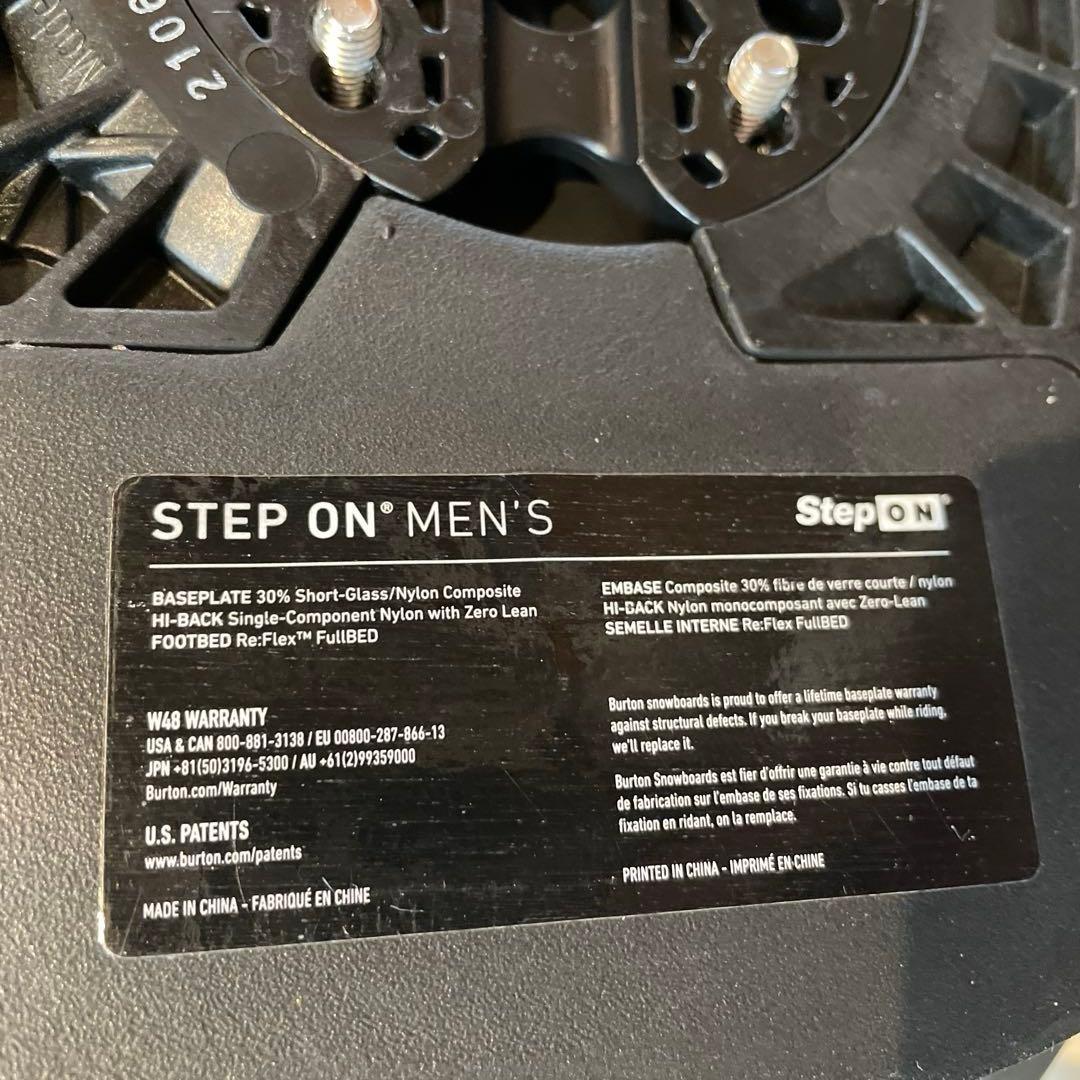 burton STEPON バートン　ステップオン　ビンディング　ブラック