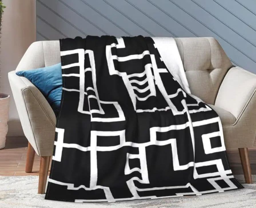 newsat様　　幾何学模様 ブランケット+ビーチタオル