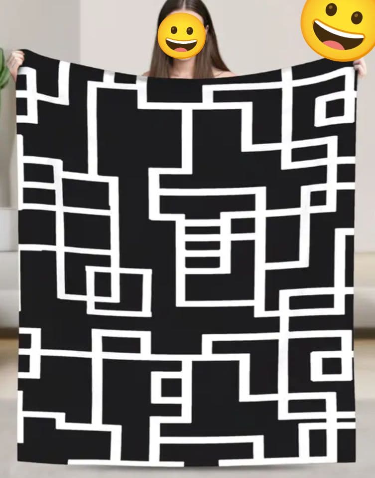 newsat様　　幾何学模様 ブランケット+ビーチタオル