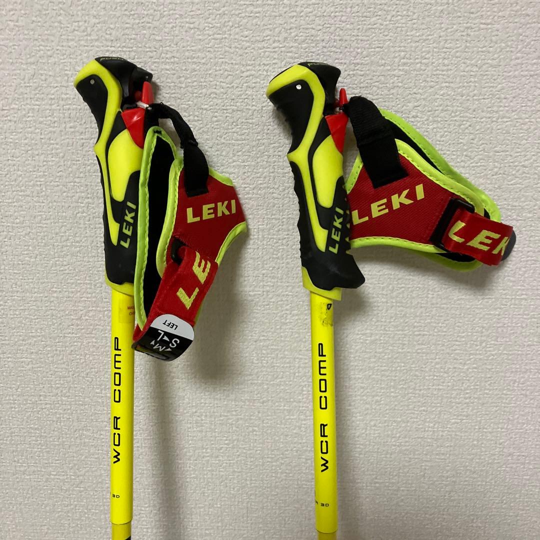 【美品】LEKI WCR COMP ストック 117cm