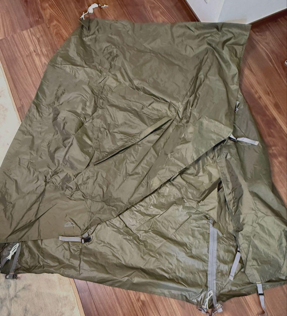 BUNDOKソロドーム1BDK-08＋mont-bellグランドシート＋おまけ多