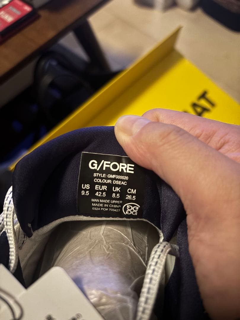 G/FOREジーフォアMG+PLUS ゴルフシューズ ホワイト　値下げ交渉可能