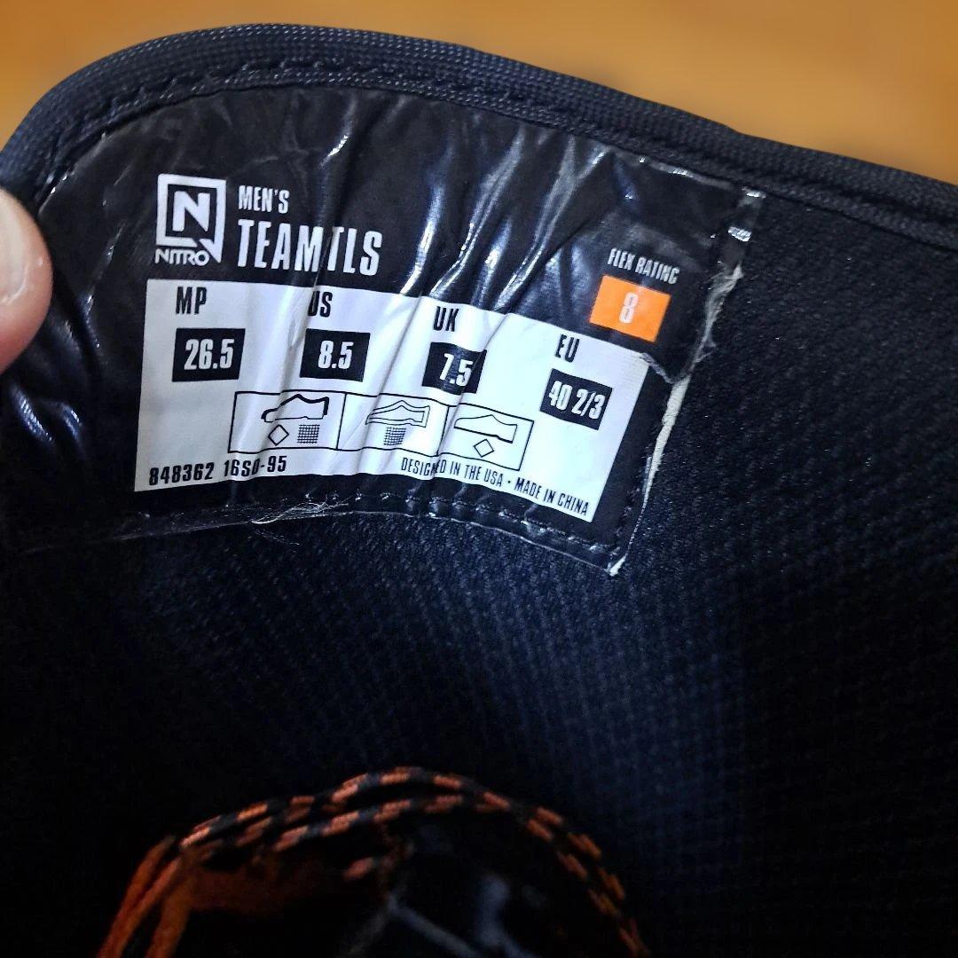 NITRO　スノーボード　ブーツ　TEAM TLS　26.5cm
