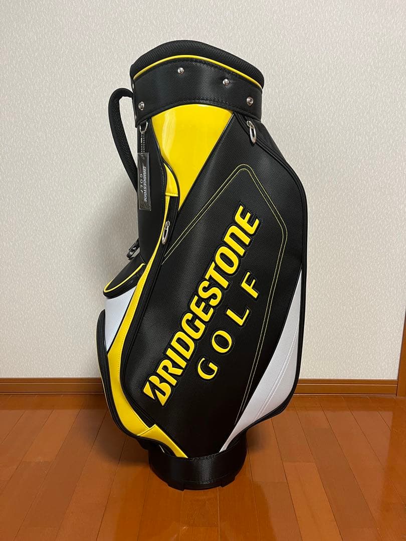 BRIDGESTONE GOLF キャディバッグ 黒・黄・白