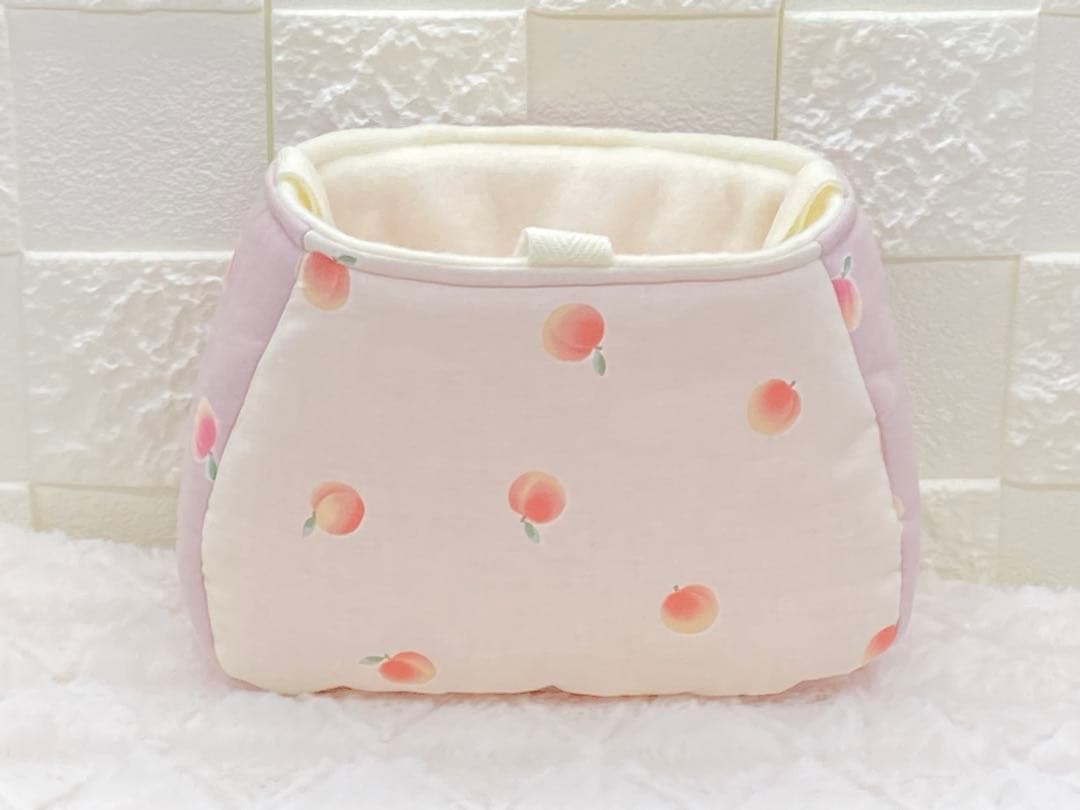 フクロモモンガ　ポーチ　ねりごま