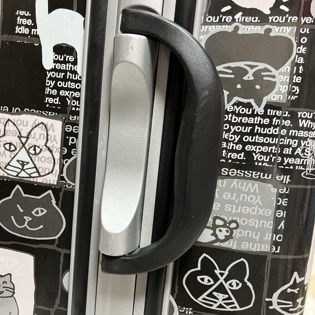 【即日発送 】希少 マンハッタナーズ キャリーケース 猫柄 Lsize