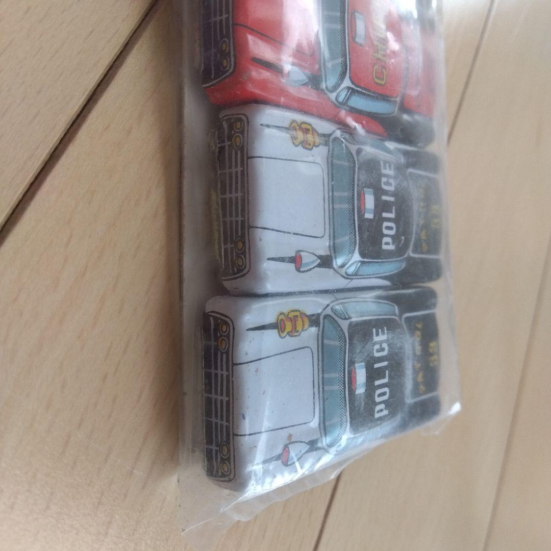 ミニカー（ブリキ）セット（救急車・タクシー・パトカー・消防車）