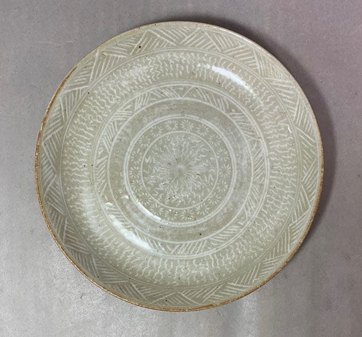 茶道具　三島皿
