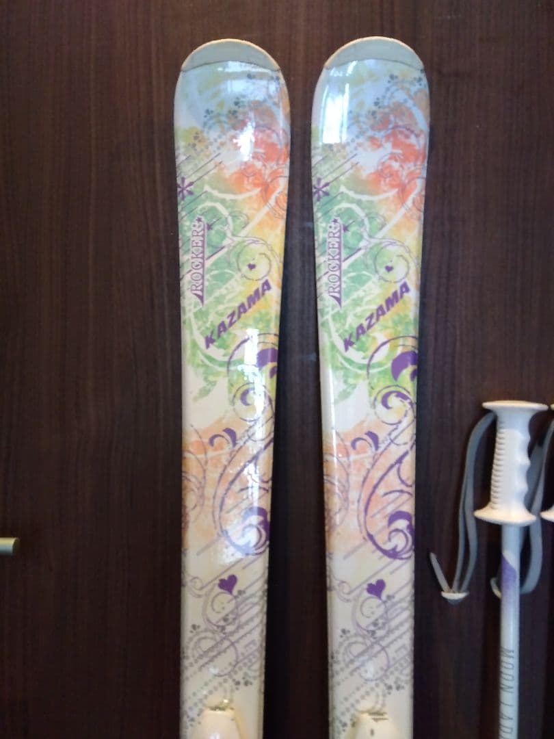 KAZAMA/ジュニア・レディース用/スキーセット/メンテ・WAX済み✔